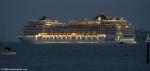 ID 14584 MSC MAGNIFICA (2010/95128grt/9429dwt/IMO 9387085) outbound from Auckland, next port Wellington.